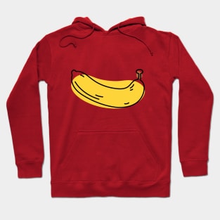 Hand drawn and painted Banana - Fruit Hoodie